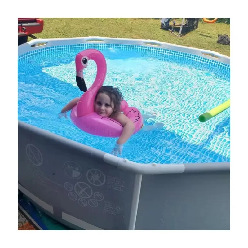 

Ground steel swimming garden frame pool