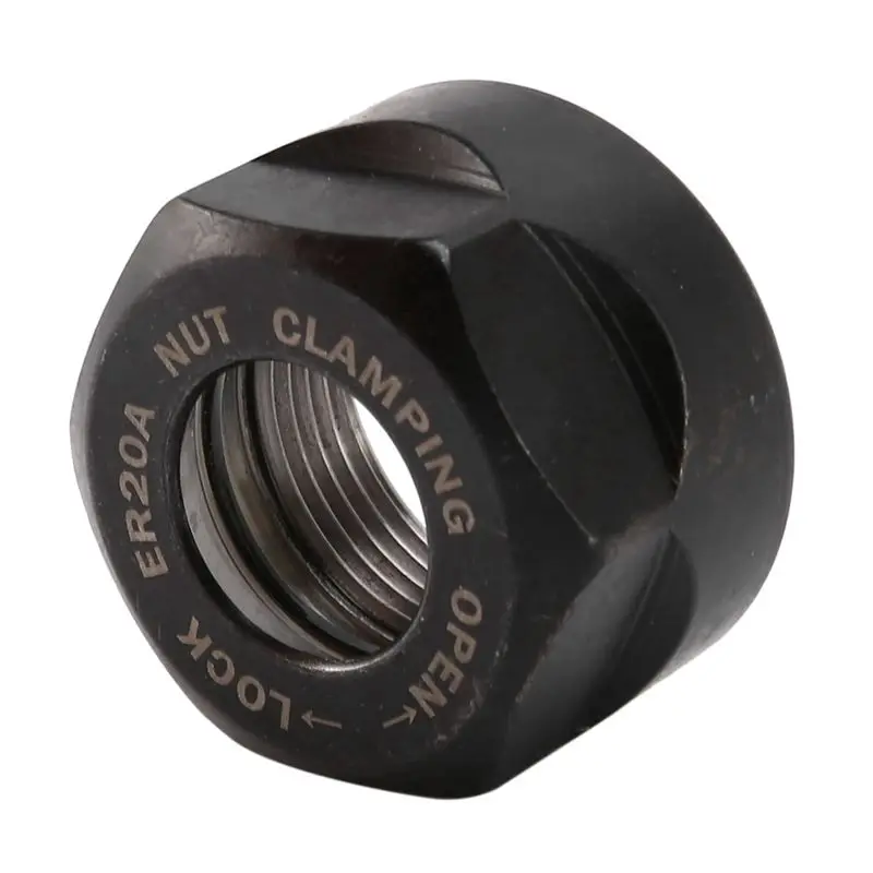 A01F-4X ER20 Collet Clamping Nuts For CNC Milling Chuck Holder Lathe