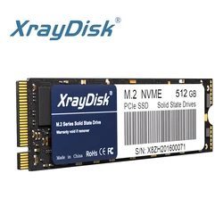 XrayDisk M.2 SSD PCIe NVME 128GB 256GB 512GB 1TB Gen3*4 & 4*4 Solid State Drive 2280 Internal Hard Disk HDD for Laptop Desktop