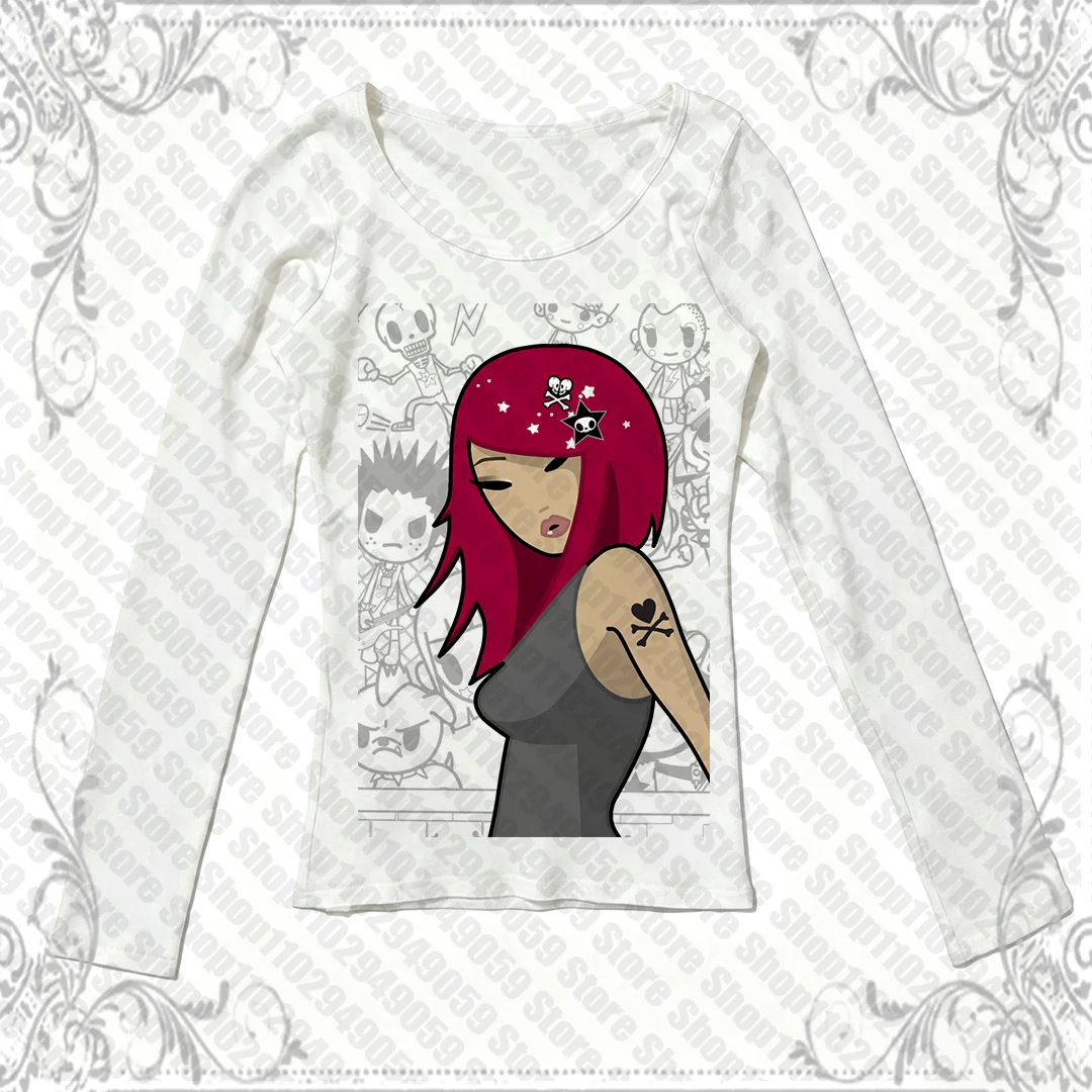 Women's Star Graphic Y2K T-Shirt description 2