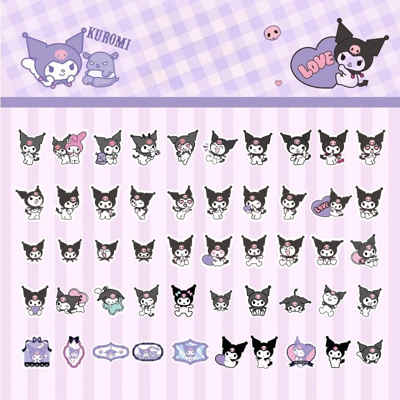 Urocze naklejki papierowe Hello Kitty, słodkie naklejki z kreskówkami, książeczka z naklejkami, artykuły papiernicze, akcesoria na biurko, prezenty dla uczniów, sprzedaż hurtowa.