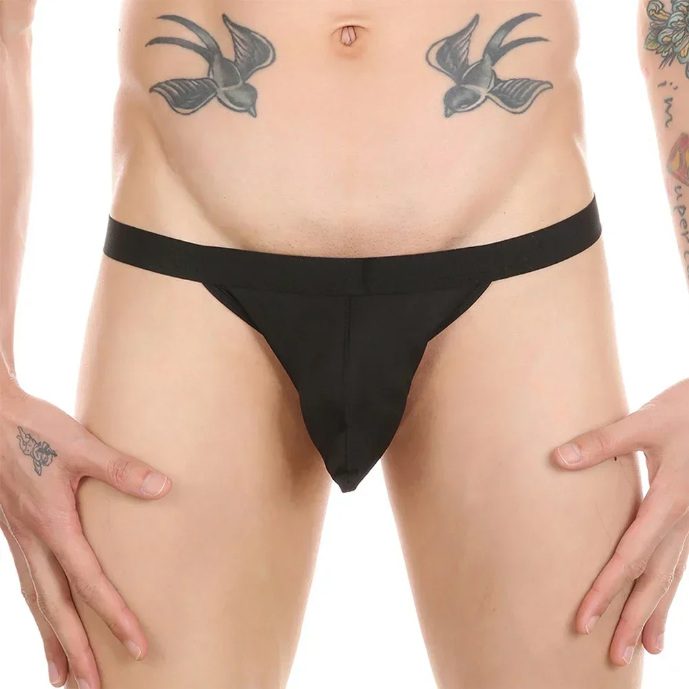 1pc Sexy Men's G-Strings Briefs U-convex Pouch Underpants Low Waist Backless Thongs Man Panties Underwear