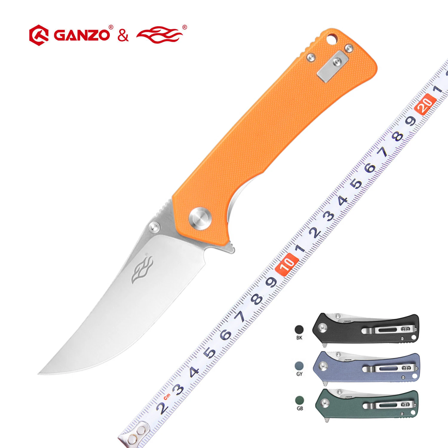 

FBKNIFE Ganzo FH923 60HRC D2 blade G10 handle folding knife camping outdoor EDC tool Pocket Knife