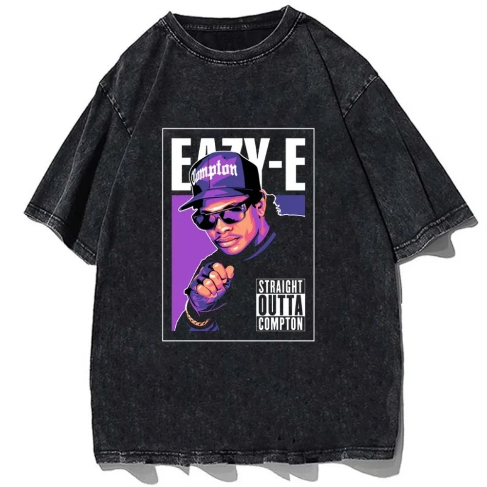 Rapper Eazy E Vintage Graphic Shirt 90s Streetwear Cotton T-shirt for Man Women Hip Hop Short Sleeve Unisex Casual Oversize Tops