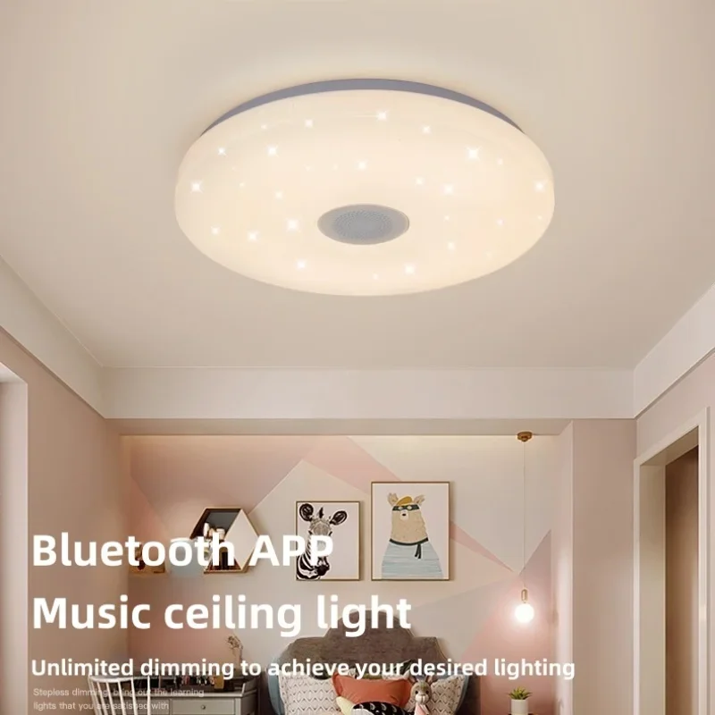 RGB 36W LED Ceiling Lamps APP Bluetooth Music Light Remote Control Remote Dimmable 110-245V Bedroom Indoor Decoration Home Light