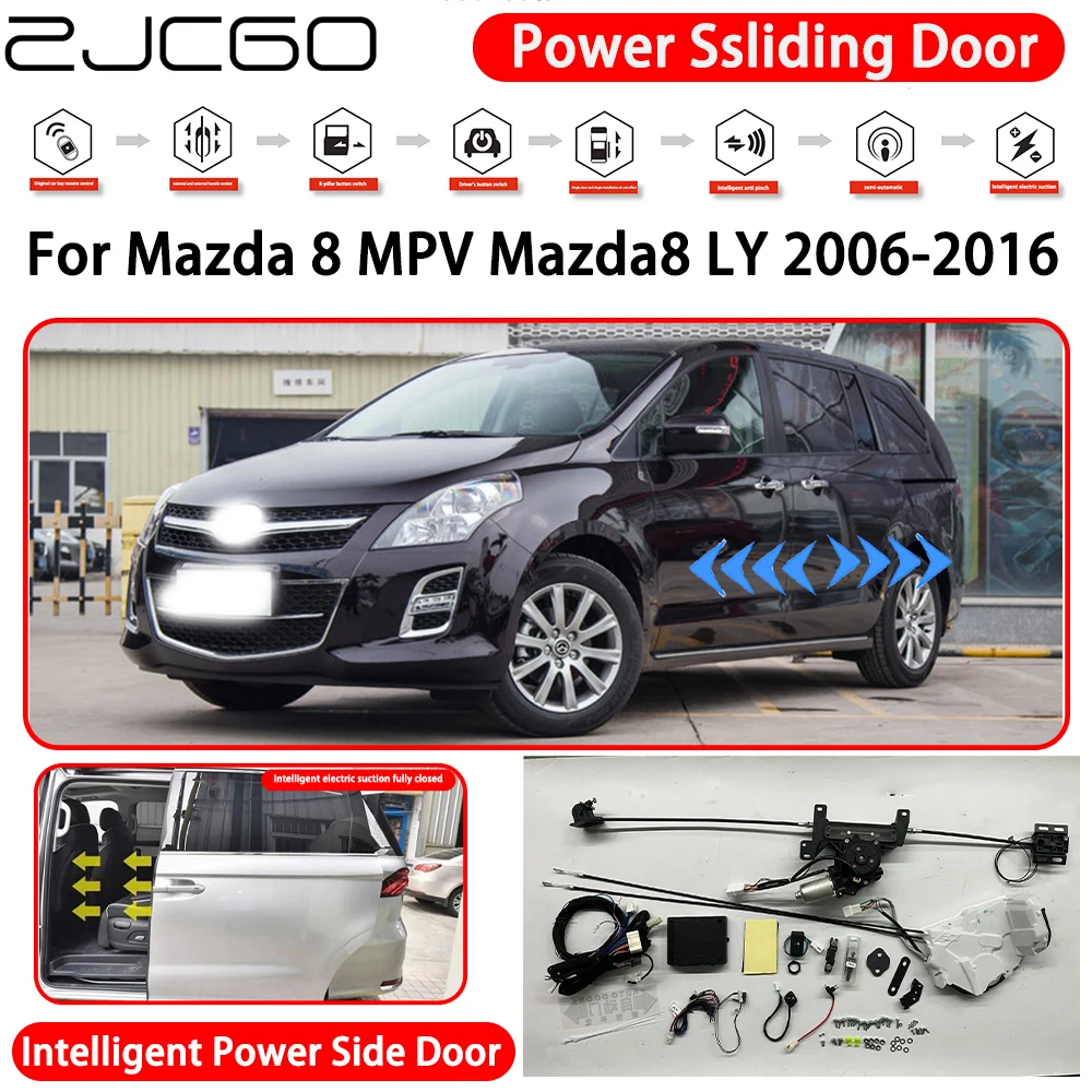 

for Mazda 8 MPV Mazda8 LY 2006-2016 MPV Smart Electric Left Right Sliding Side Door Motor Retrofit Kit System Key Fob Control