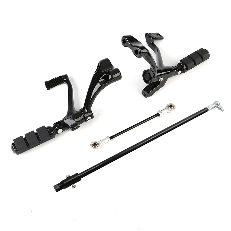 Motorcycle Forward Control Pegs Lever Linkage For Harley Sportster XL883 XL1200 Custom Super Low Forty Eight 48 2014-2022