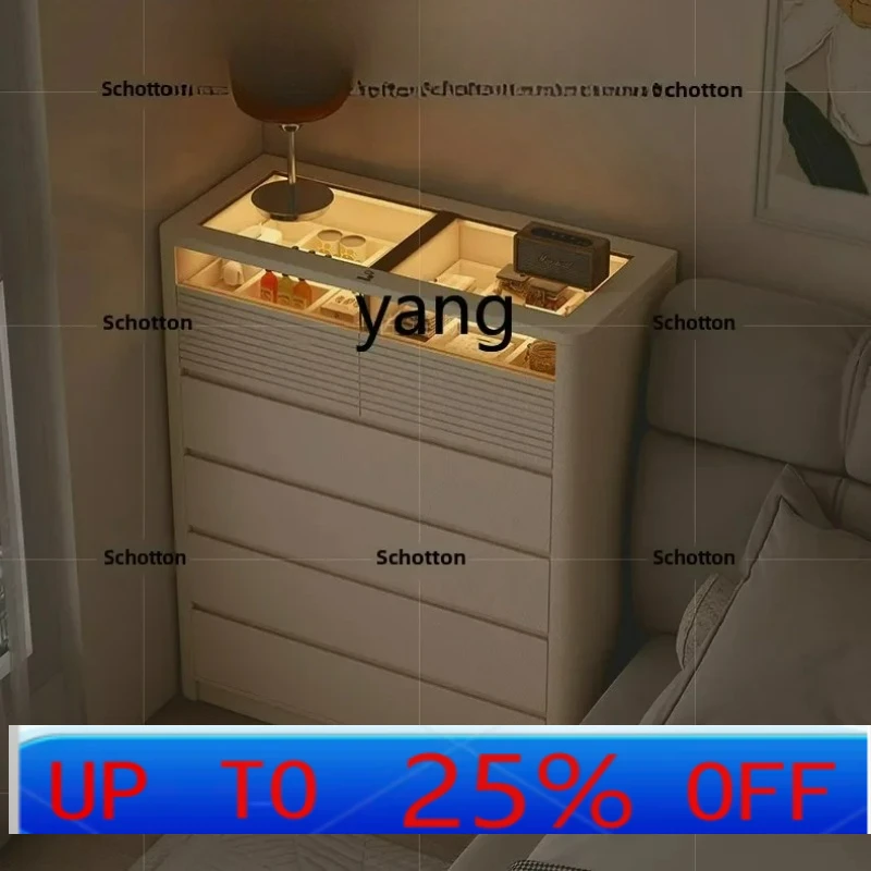 LTT Cream Wind Room Furniture Bedside Bucket Cabinet