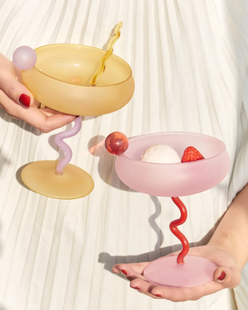 

Goblet Color Ins Cup Кружка Vasos Glass Cup Coffee Mug Wine Glass Caneca Vaso Cups кружка для чая Cereal Bowl Gift Grind Arenace