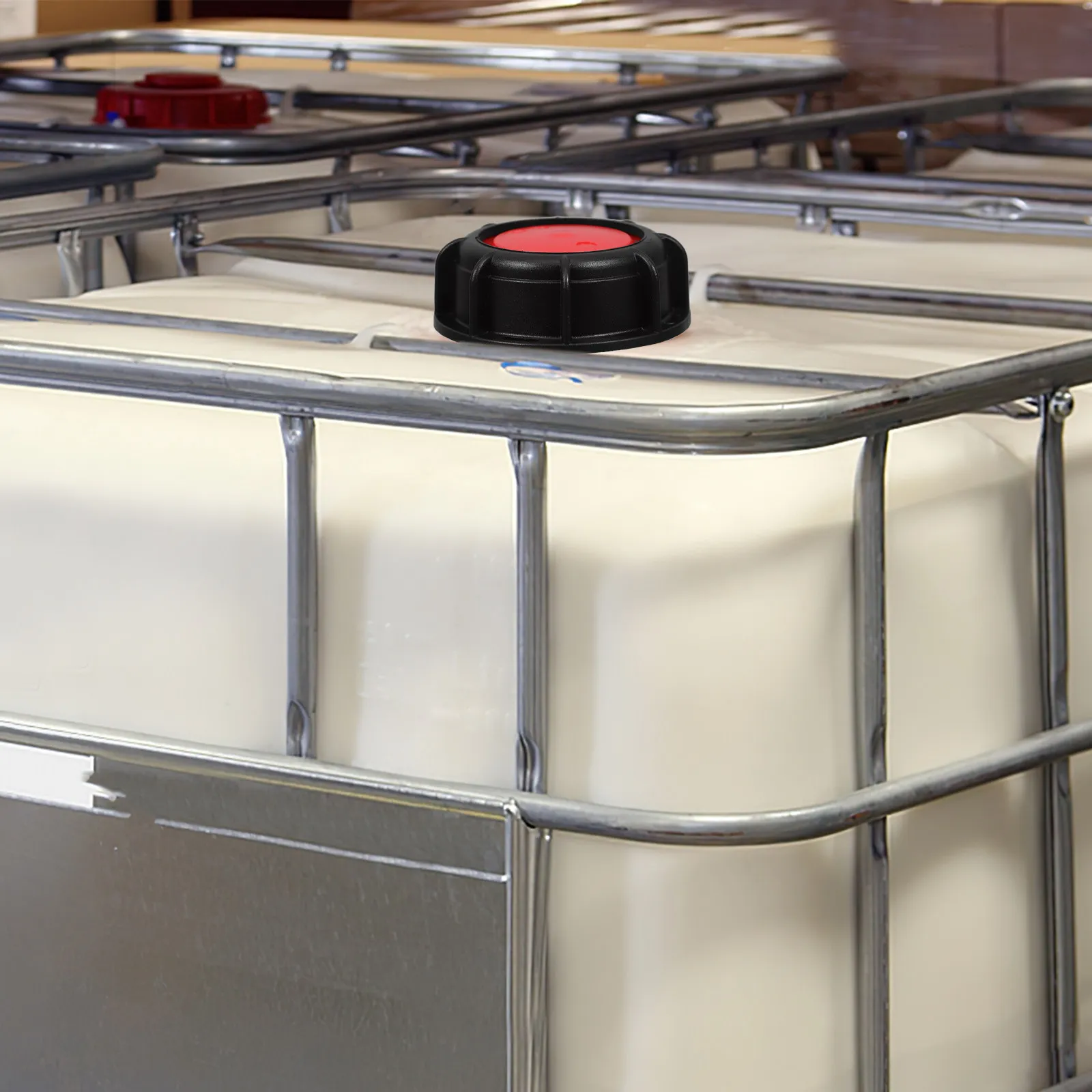 1Set Ton Barrel Valve Cover Butterfly Valve Seal Cover Easy Install Leakproof Cap for Ibc Tote Liquid Container