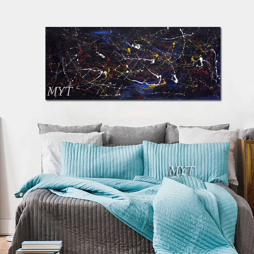 

Hot Selling Wall Art, Frameless Texture Abstract Hand-painted Oil Painting On Canvas, Large-scale Bedroom Decoration Picture