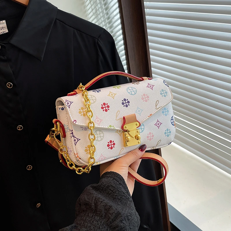 

High End Vintage Style Women Shoulder Bag Luxury Leather Tote Elegant Crossbody Handbag Classic Designer