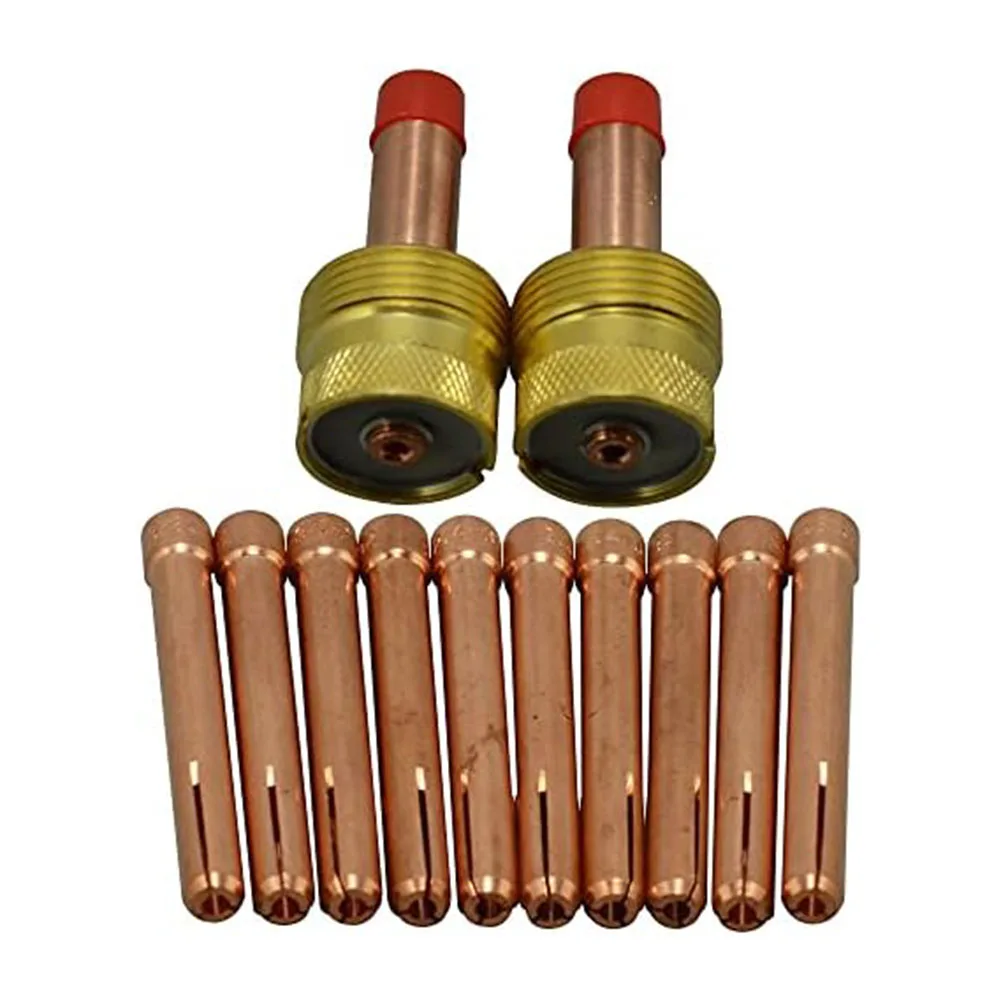 

For DIY Enthusiasts Gas Lens Chuck Mixed Size Kit Accessories For Welding Tools Flashlight As The Picture 12-Piece Set