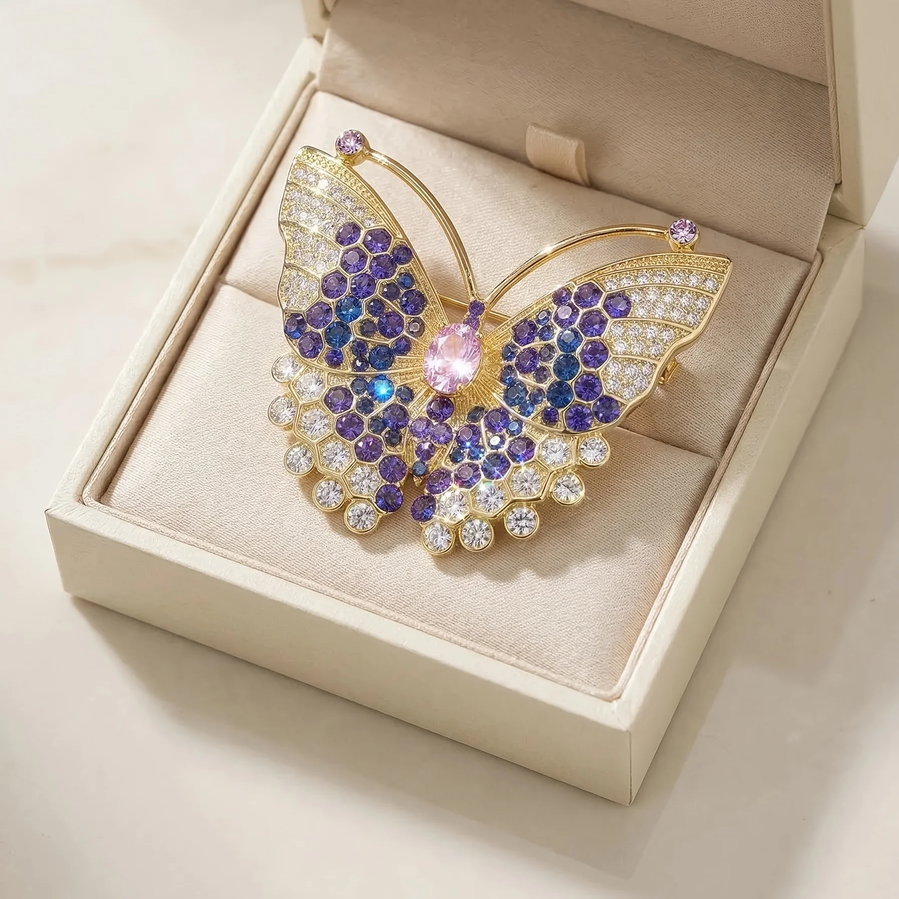 Exquisite Spring Butterfly Brooch for Women, Elegant Luxury Stylish Jewelry