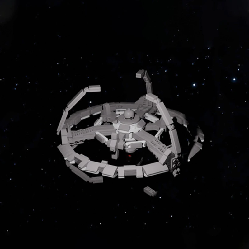 Star Movie Series Deep Space Negen Ruimtestation Monteren MOC Bouwstenen DIY Model Bricks Collector Sets Speelgoedgeschenken