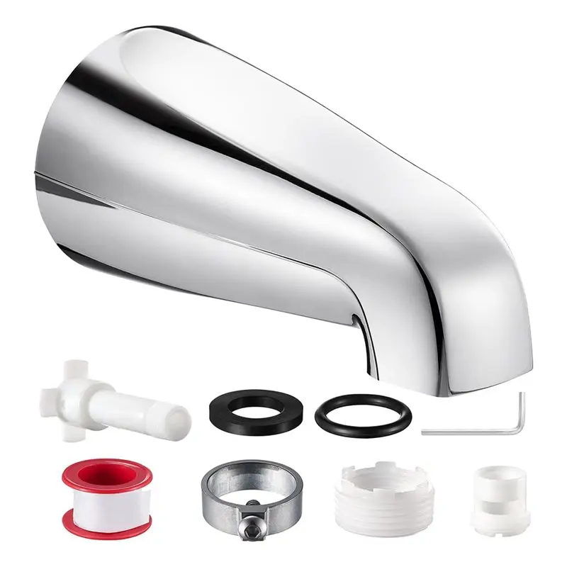 ABYN-Tub Spout 3/4 Threaded Tub Spout No-Leak,Fits 1/2
