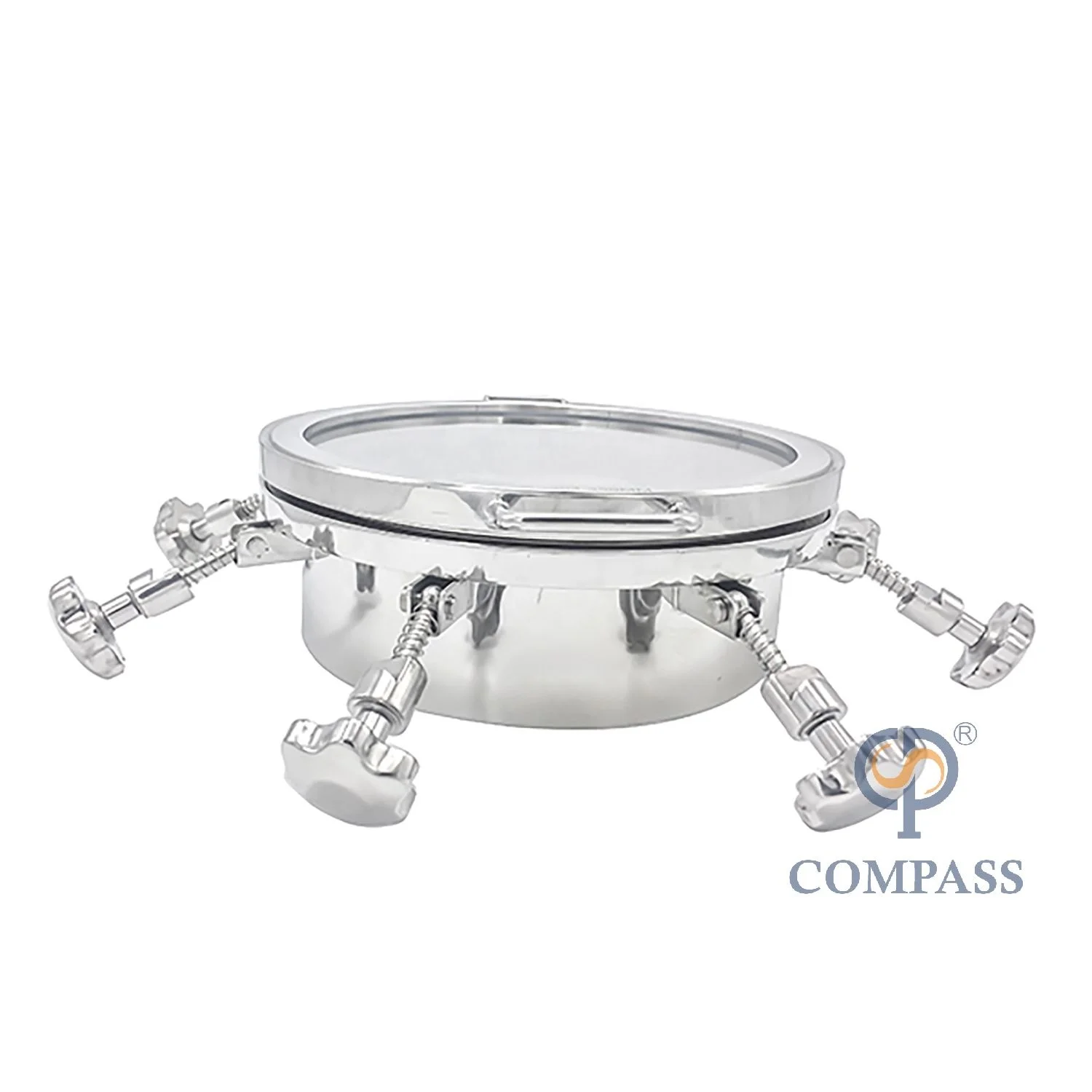 SS316L DN600 ثقب زجاجي صحي صحي من الفولاذ المقاوم للصدأ مع ضغط 3 بار #5