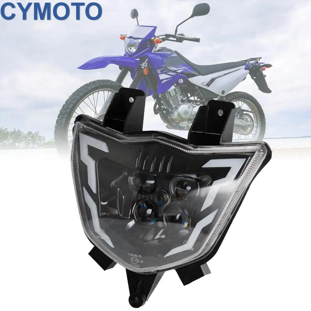 For Yahama XTZ125 XTZ 125 Motorcycle Headlight Head Lamp Fairing Assembly Enduro Headlamp Accessories