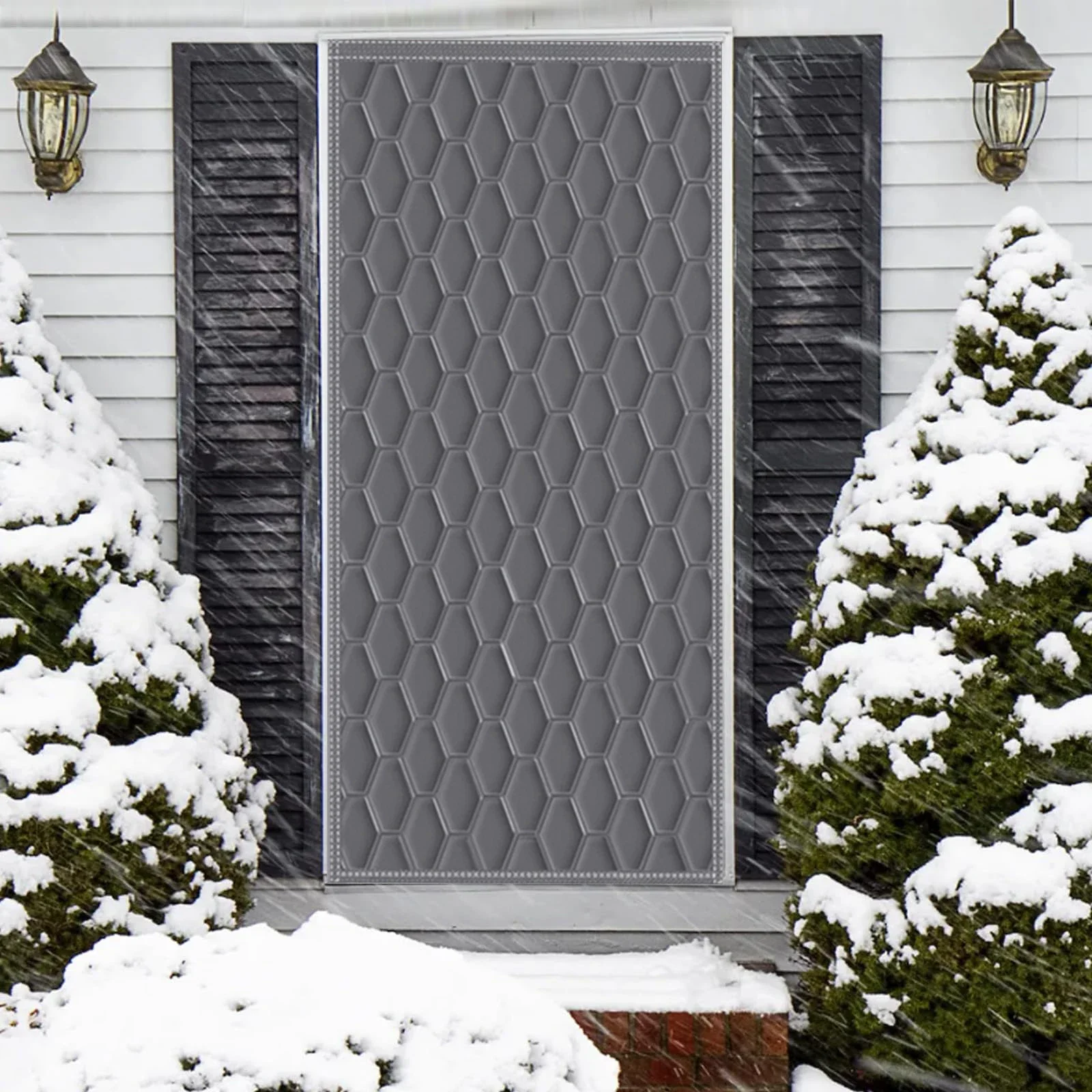 Providing Privacy and Warmth for Families in A Modern Style Winter Home Door Curtains Are Soundproof and Cold Resistant,