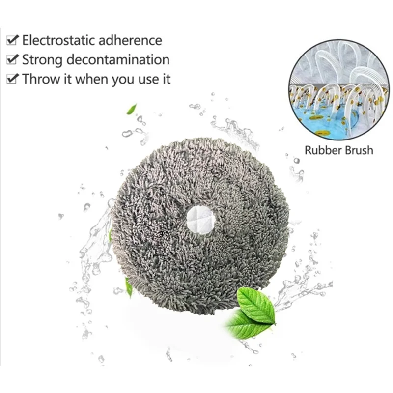 

A63K-Washable Mop Cloth For UWANT U200 Robotic Vacuum Cleaer Replacement Spare Parts