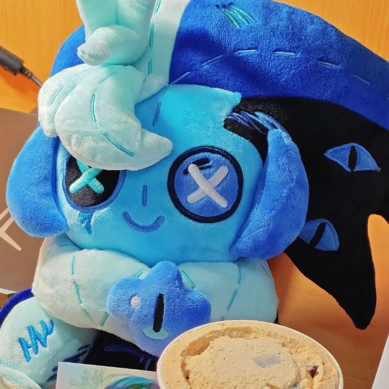 20cm Game Cookie Kingdom Shadow Milk Cookie Kawaii Cosplay Soft Cotton Doll Cartoon Anime Toy Figures Fans Collection Decor Gift