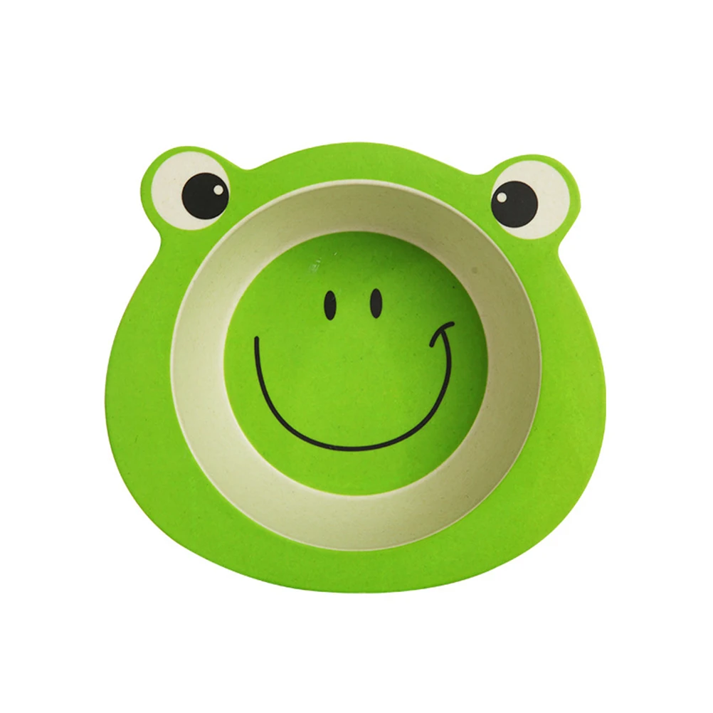 

Kids Bowl Bamboo Fiber Unbreakable Children Feeding Tableware Lightweight For Toddlers Cereals Fruits Ice Cream Outdoor