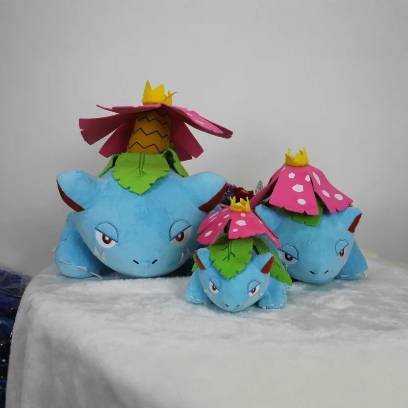 

PokéMon Venusaur Plush Doll Toys Kawaii Cartoon Venusaur Figure Pendant Soft Plush Stuffed Toys Doll For Kids Birthday Gift Toys
