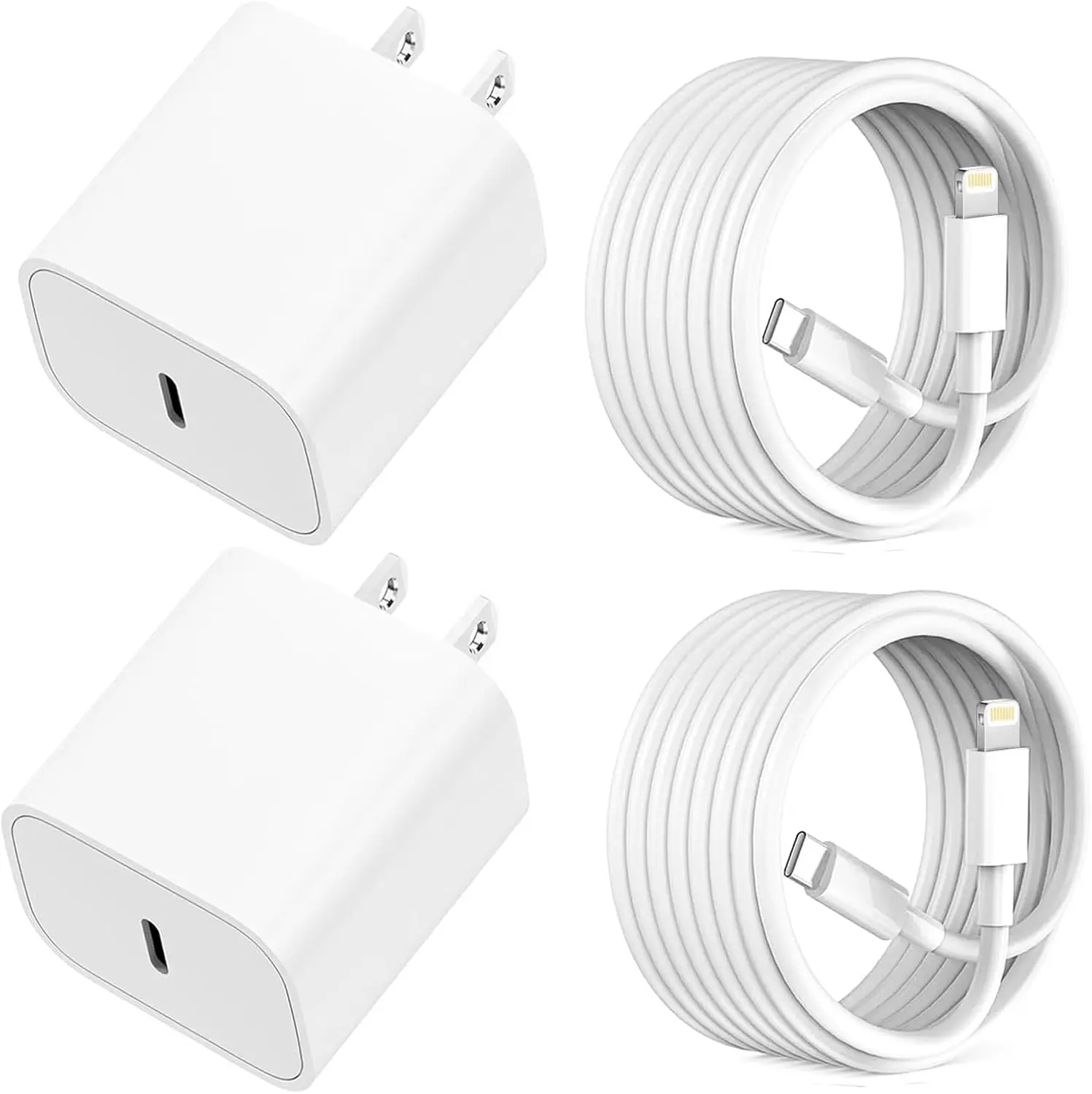 

USB C Fast Charger Block with 6FT Cord for iPhone 14/13/12 Series