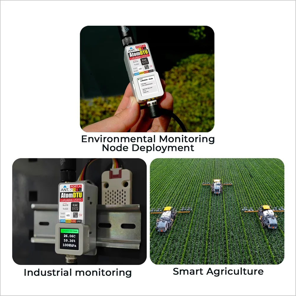 US915 Lorawan Programmable Data Transmission Unit For M5stack Atomic DTU Base STM32WLE5CC
