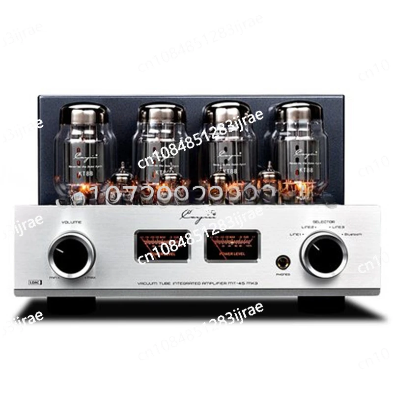 Bluetooth Version KT88/EL34 Vacuum Tube Amp with Headphone Amplifier Bi-Amp Mode One Key Switch 4ohm 8ohm/280WMT-45MK3