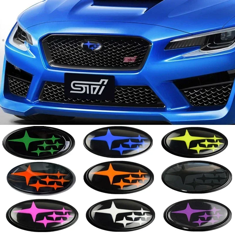 

Acrylic Car Front Hood Rear Emblem Styling for Subaru Impreza BRZ WRX STI Legacy Outback XV Trunk Badge Sticker Logo Accessories