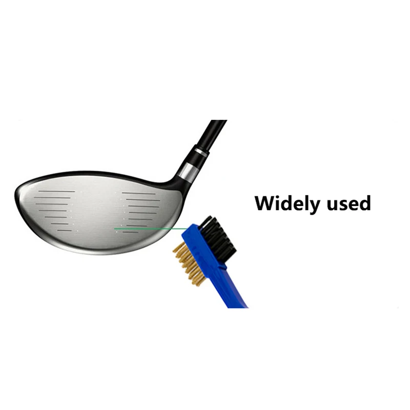 Golf Cleaning Brush Club Cleaner Wear Resistant Portable Non-slip Handle Multifunctional Comfortable Grip Dirt Removal Nylon Bri