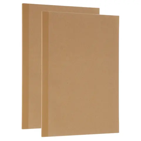 2/4Pcs A5 Portable Notebook Journal Ruled Lined Notebook 30Sheets/60Pages 64Sheets/128Pages 80GSM Blank Kraft Cover Memo Notepad