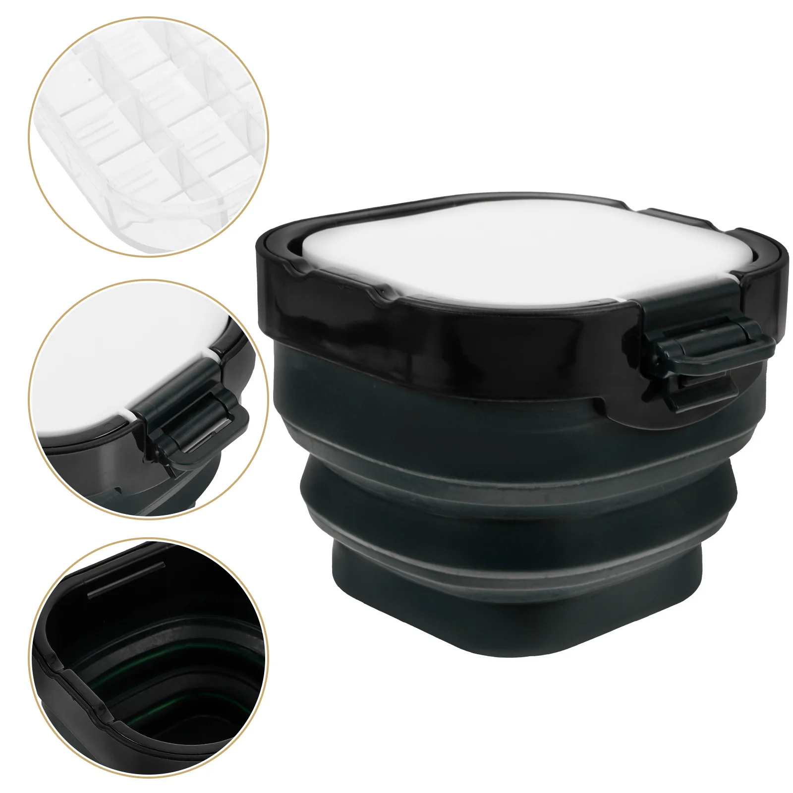 Portable Cleaner Bucket Watercolor Washer Reusable Foldable Paintbrush Holder Compact Paint Brush Cleaner Household Artist