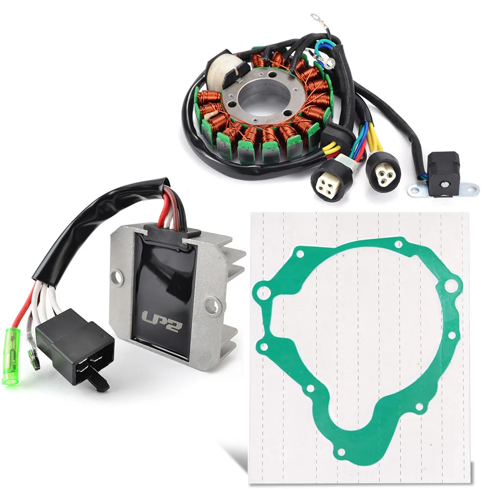 For Yamaha YFM225 Moto-4 1986 1987 1988 Stator Coil Regulator Rectifier Gasket YFM250 Moto-4 1989 1990 1991