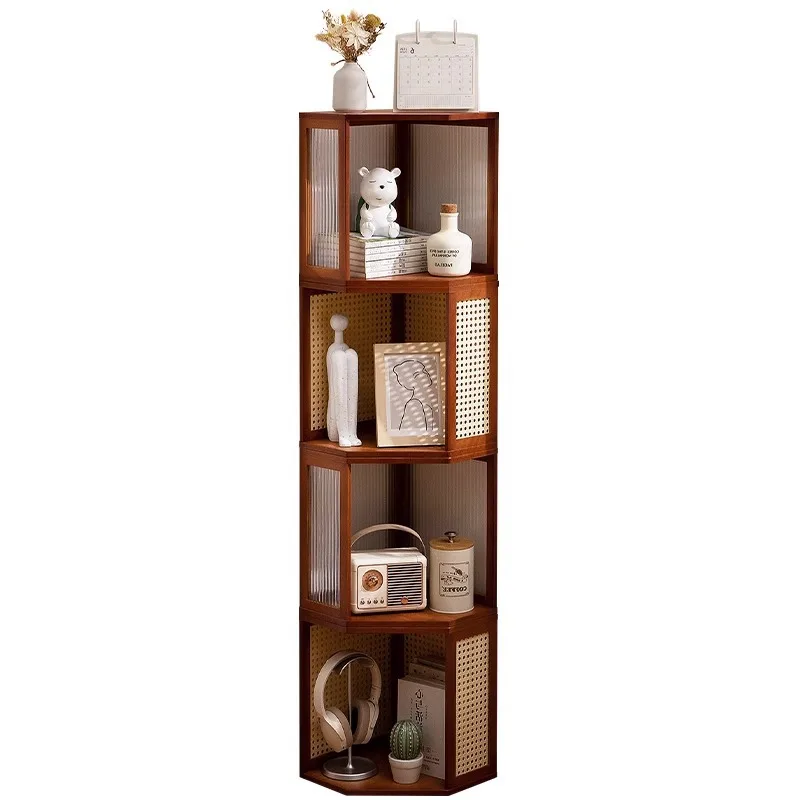 Simple bookshelf shelf floor stacking combination bookcase storage rack children's living room home wall storage storage