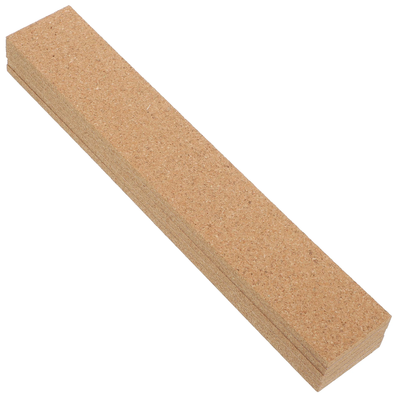 

5 Pcs Corkboard Strips for Walls Bulletin Self-adhesive Natural Frameless Office
