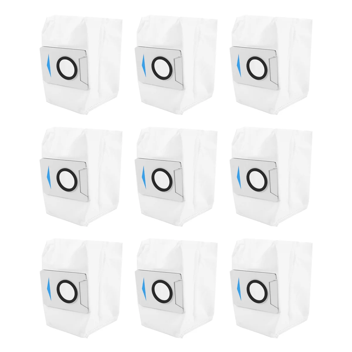 Peças de reposição para ECOVACS DEEBOT X1 OMNI Turbo Robot Aspirador Acessórios, Sacos de pó, 10pcs