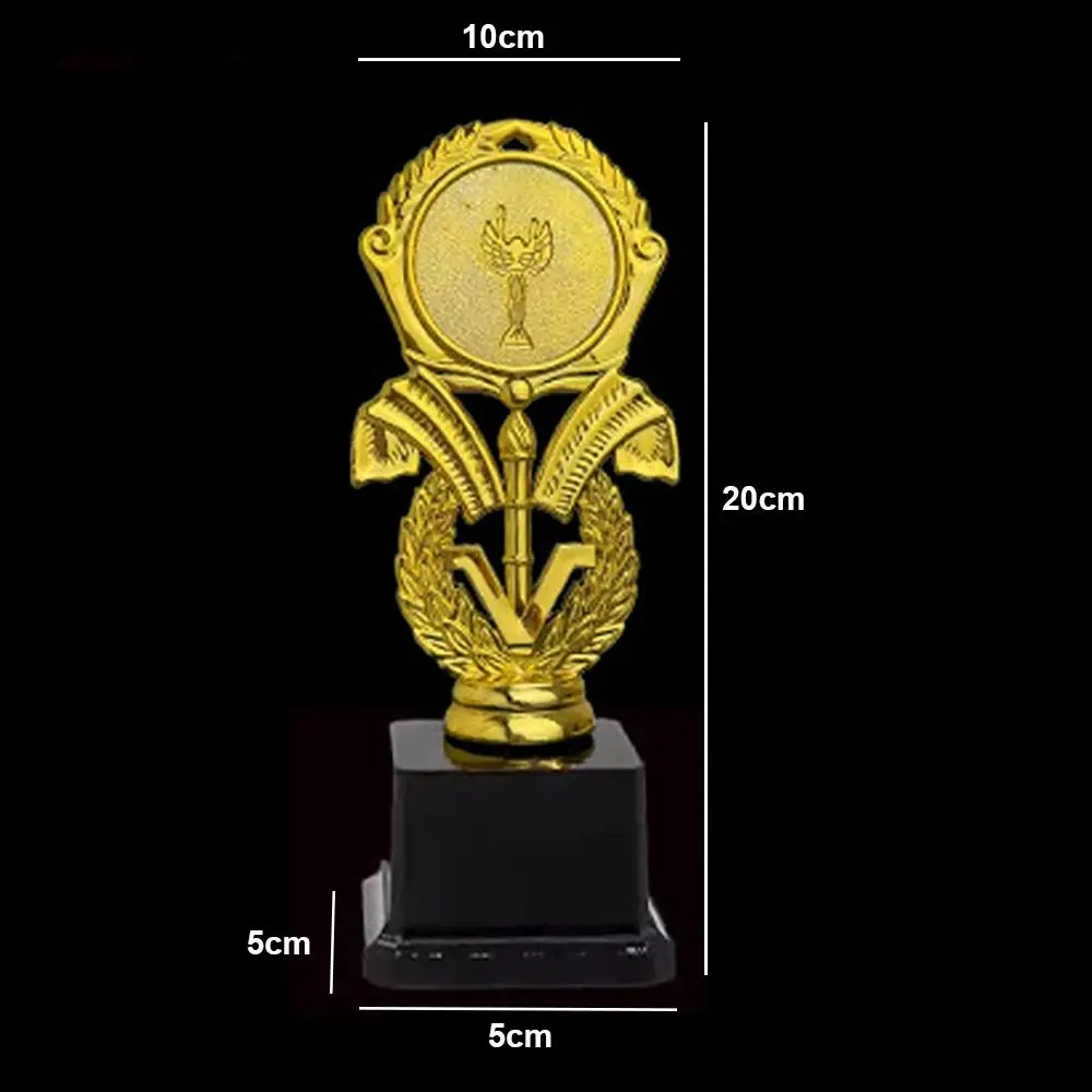 Sturdy Construction Gold Trophy Cup Memorial Souvenir Decorative Award Award Cup Winner Trophy Plastic Victory Cup Party Game