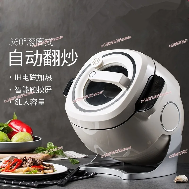 Multifunctional cooking machine Household drum type frying pan