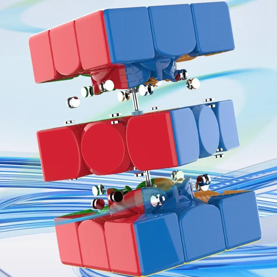 Yuxin 3x3 V2 M UV Magia Magnetica Cubing Velocità Professionale Cubo Magico Puzzle Giocattoli per I Bambini Regalo Per Bambini Strumenti Educativi