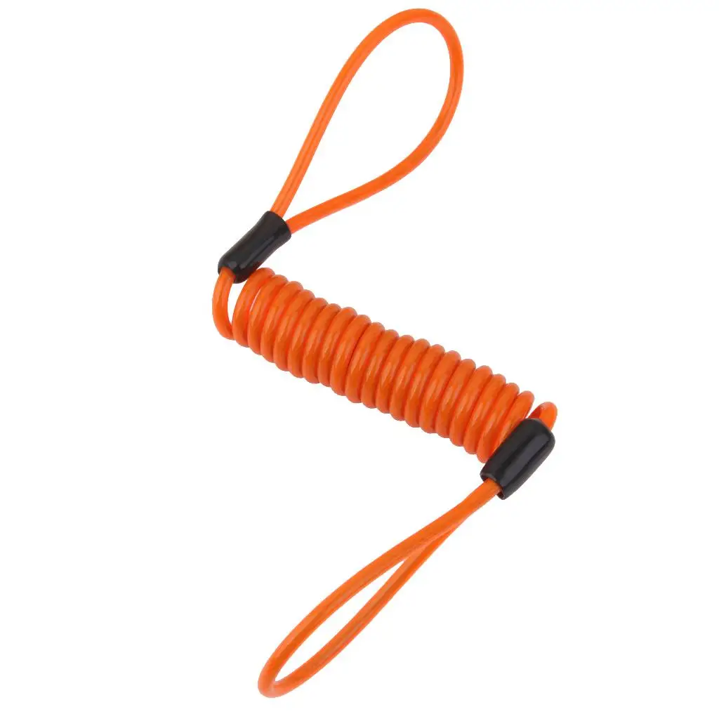 3x Bike Scooter Motorcycle Motorbike Reminder Cable Orange