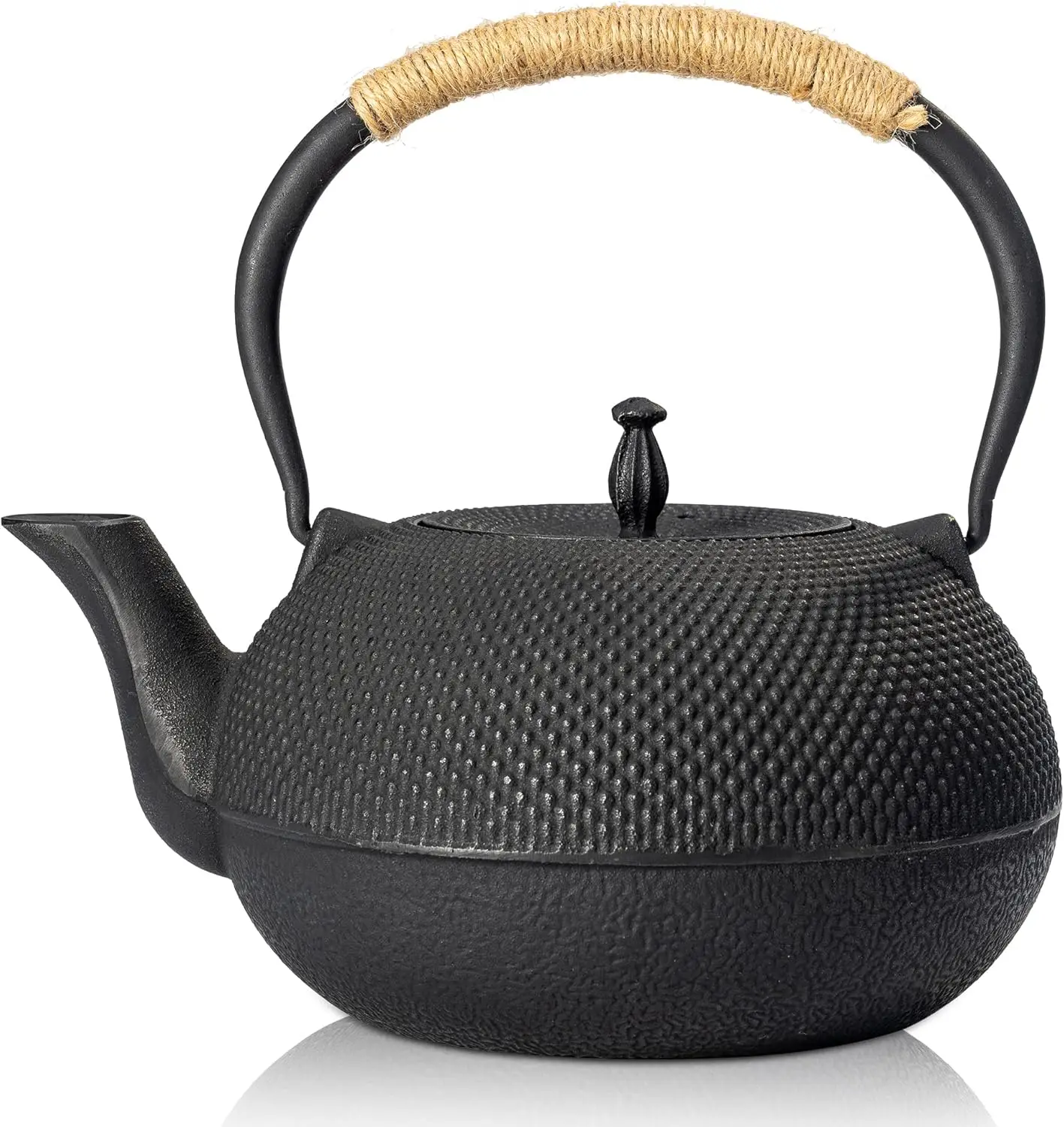 

Japanese Cast Iron Teapot with Stainless Steel Infuser, 60 oz Capacity for Tea Making and Boiling