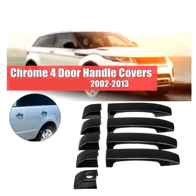 A30F-Car Door Handle Covers Exterior Door Handles Trim For Land Rover Range L322 2002-2012