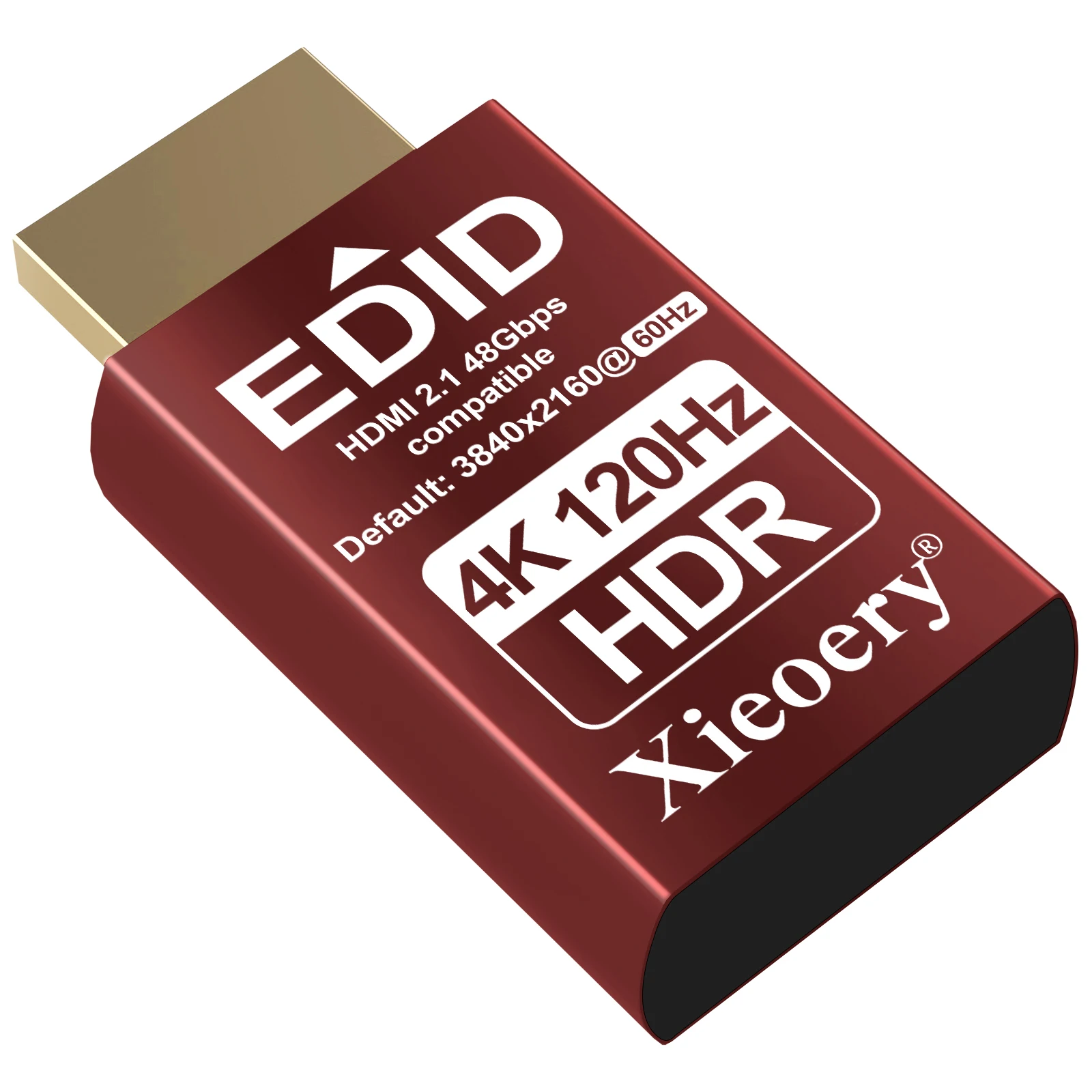 

HDR HDMI Dummy Plug 4K 120Hz, EDID Emulator for Headless PCs, Virtual Monitor Adapter (Recommended 3840×2160 60Hz HDR)
