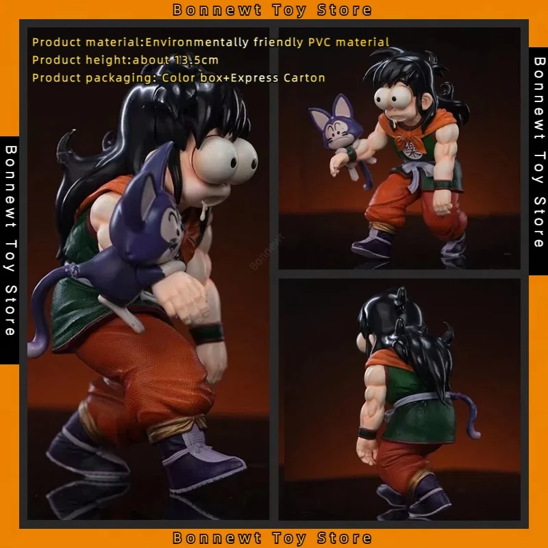 

Super Saiyan Z Warrior GK Monkey Leping Yamucha Trendy Toy Ornament Model Boxed Figure For friends gifts