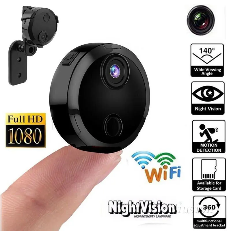 HDQ15 WiFi Mini Camera HD 1080P Infrared Night Vision Motion Detection Camcorder Digital Video Audio Recorder Micro Remote Cam