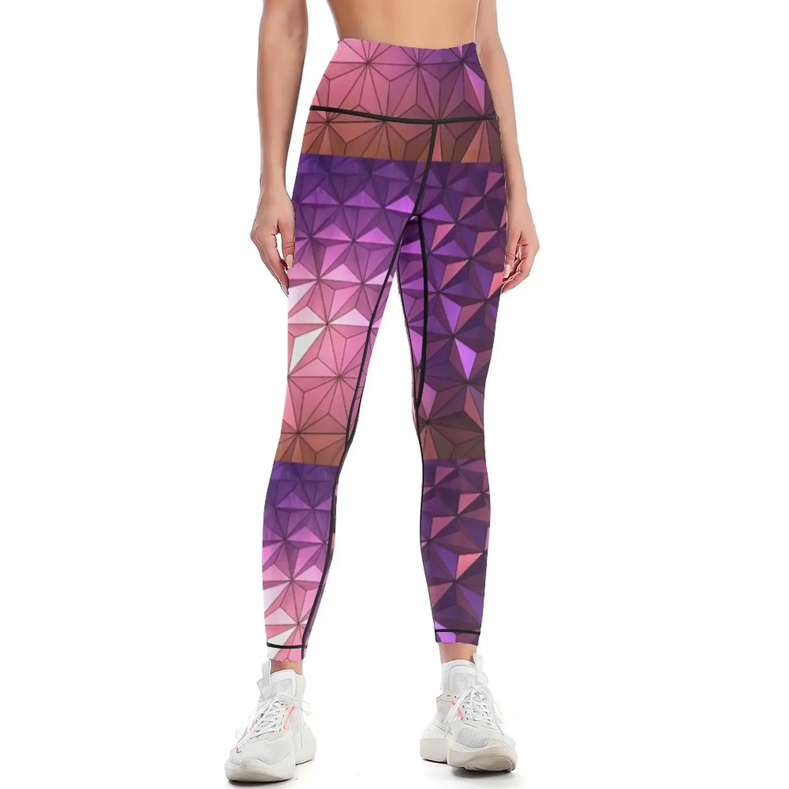 

EPCOT's Spaceship Earth At Night Leggings sportswear woman gym 2025 legging gym sporty woman gym Womens Leggings