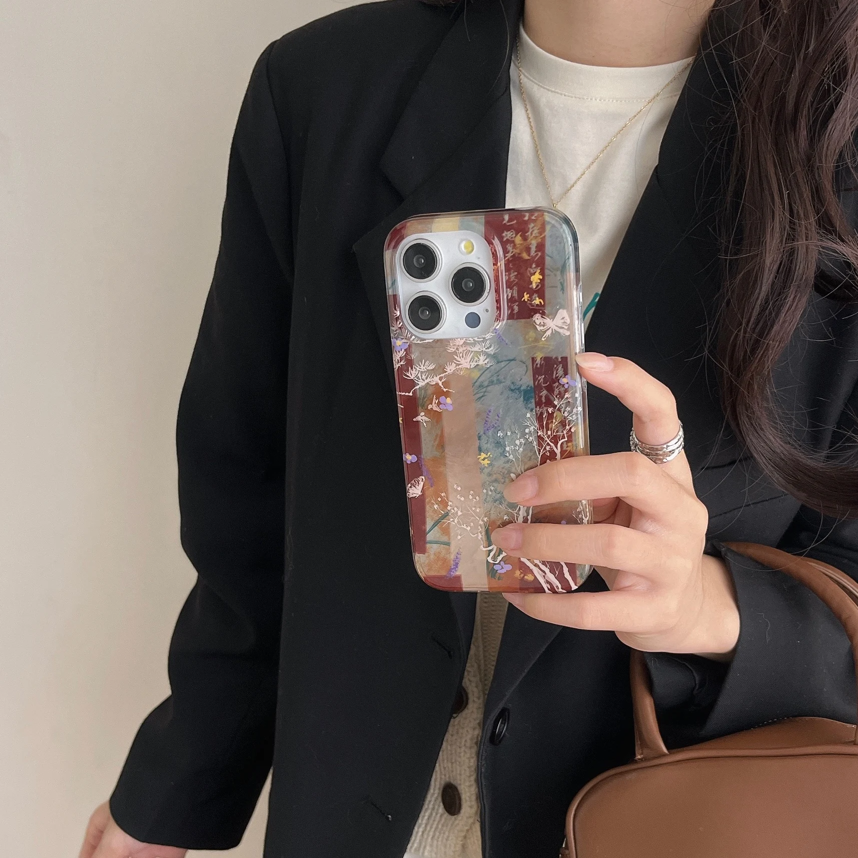 เคสโทรศัพท์ลายภาพวาดหมึกสีน้ำต - Photography Geometry บทวิจารณ์และราคา