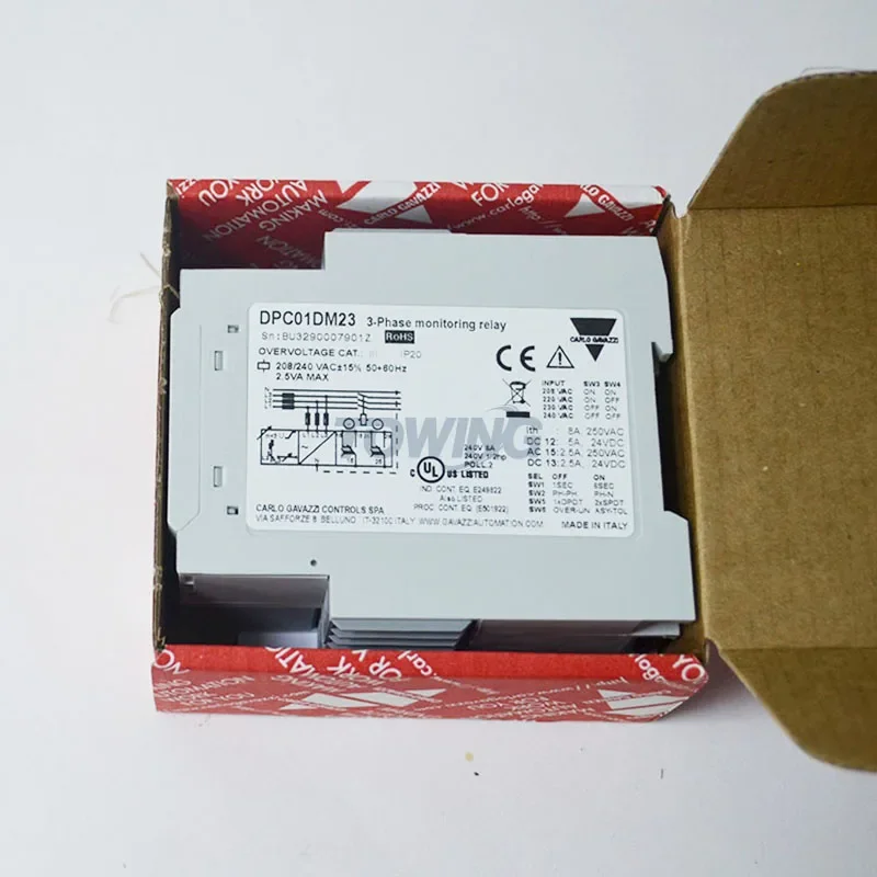 100% New and Original Carlo Gavazzi DPC01DM23,3-phase Monitoring Relay